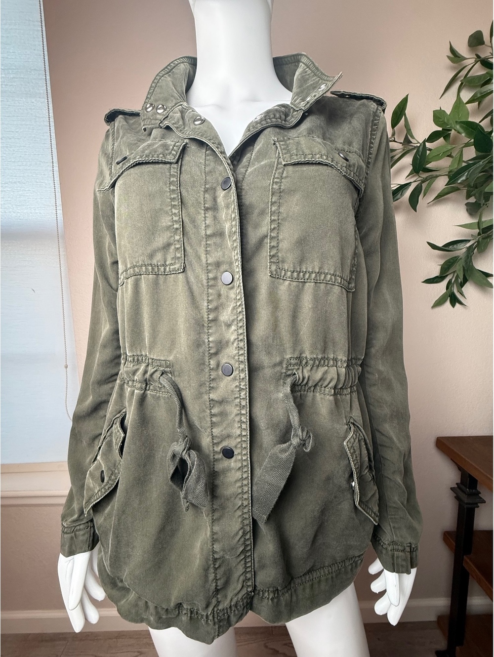 LOFT Military Utility Jacket - Size Small